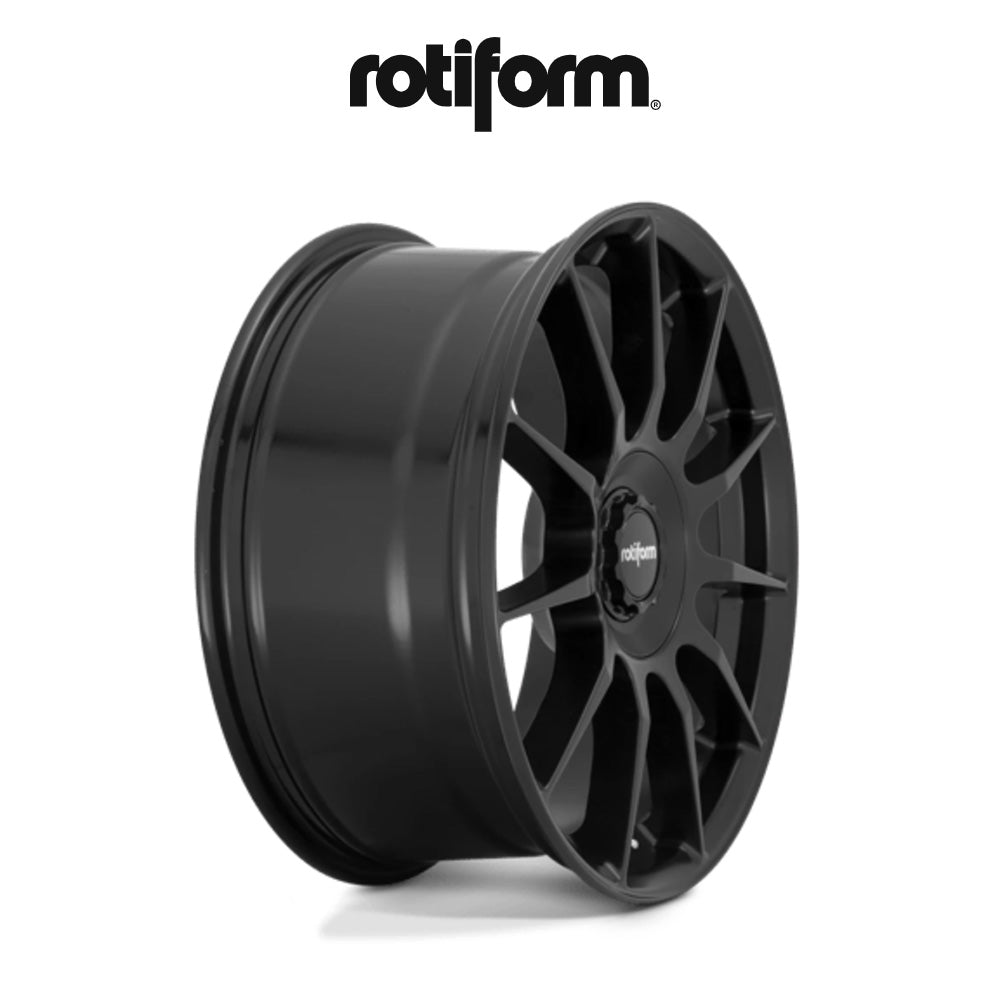 ビー・エム・ダブリュー ４シリーズ(BMW 4 Series)用 ロティフォーム DTM 19x8.5J サテンブラック ホイール４本セット Rotiform DTM R168 19X8.5 5X112/120 S-BLK 35MM (送料無料)