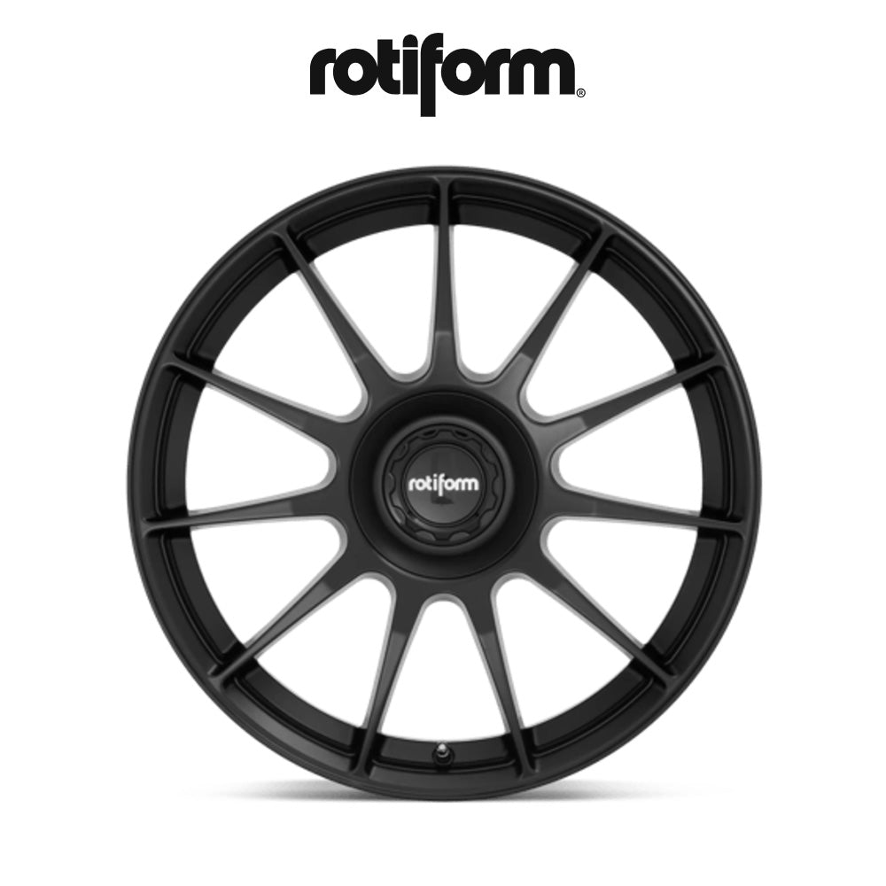 ビー・エム・ダブリュー ４シリーズ(BMW 4 Series)用 ロティフォーム DTM 19x8.5J サテンブラック ホイール４本セット Rotiform DTM R168 19X8.5 5X112/120 S-BLK 35MM (送料無料)