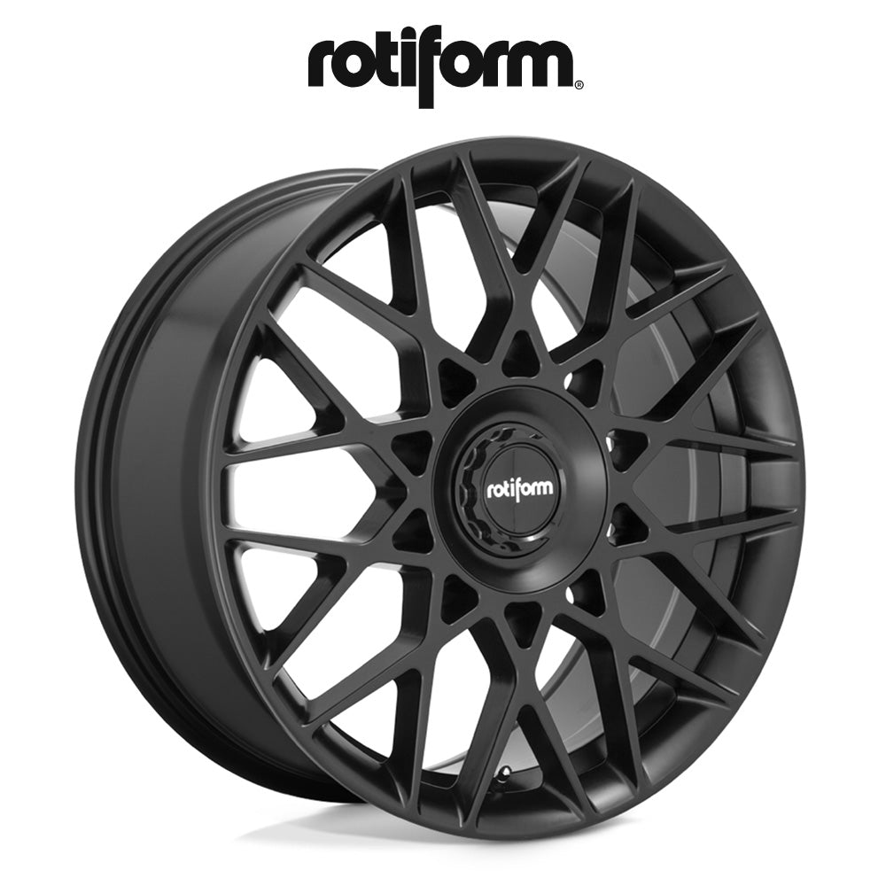 ビー・エム・ダブリュー ４シリーズ(BMW 4 Series)用 ロティフォーム BLQ-C 19x8.5J マットブラック ホイール４本セット Rotiform BLQ-C R165 19X8.5 5X112 M-BLK 35MM (送料無料)