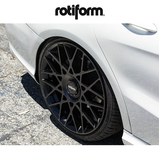 ビー・エム・ダブリュー ４シリーズ(BMW 4 Series)用 ロティフォーム BLQ-C 19x8.5J マットブラック ホイール４本セット Rotiform BLQ-C R165 19X8.5 5X112 M-BLK 35MM (送料無料)