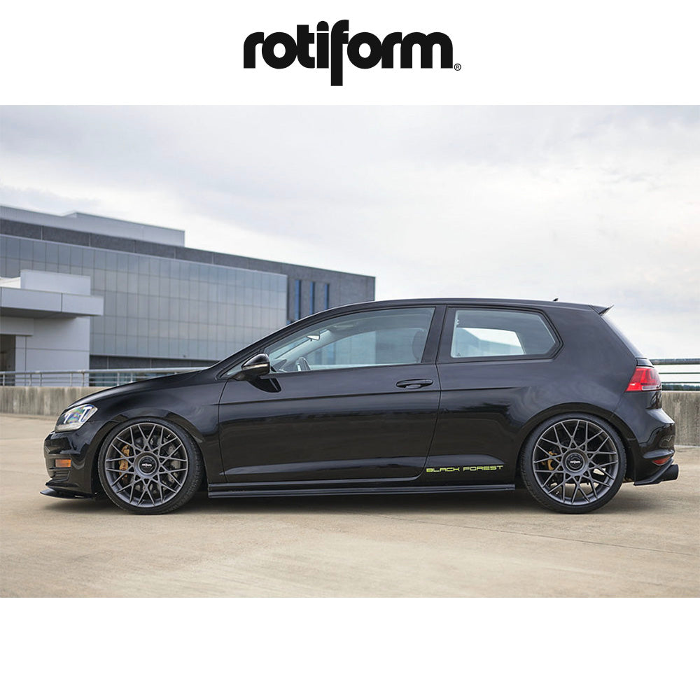 テスラ モデル３ (TESLA Model 3)用 ロティフォーム BLQ-C 19x8.5J アンスラサイト ホイール４本セット Rotiform BLQ-C R166 19X8.5 5X4.25/4.5 ANTHRACITE 35MM (送料無料)