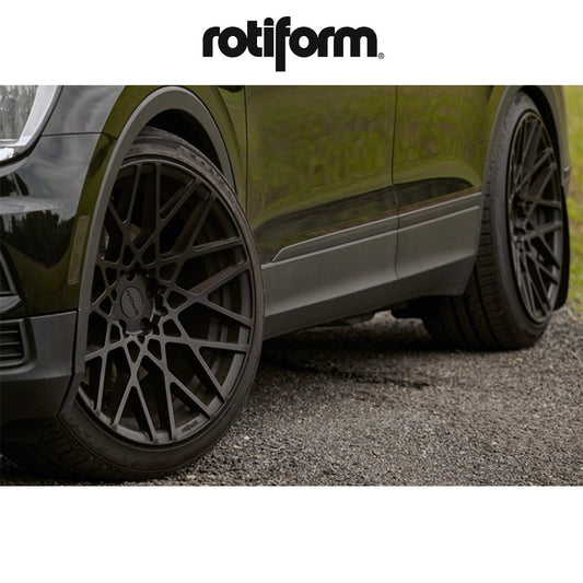 テスラ モデル３ (TESLA Model 3)用 ロティフォーム BLQ 19x8.5J マットブラック ホイール４本セット Rotiform BLQ R112 19X8.5 5X4.5 MT-BLK 38MM (送料無料)