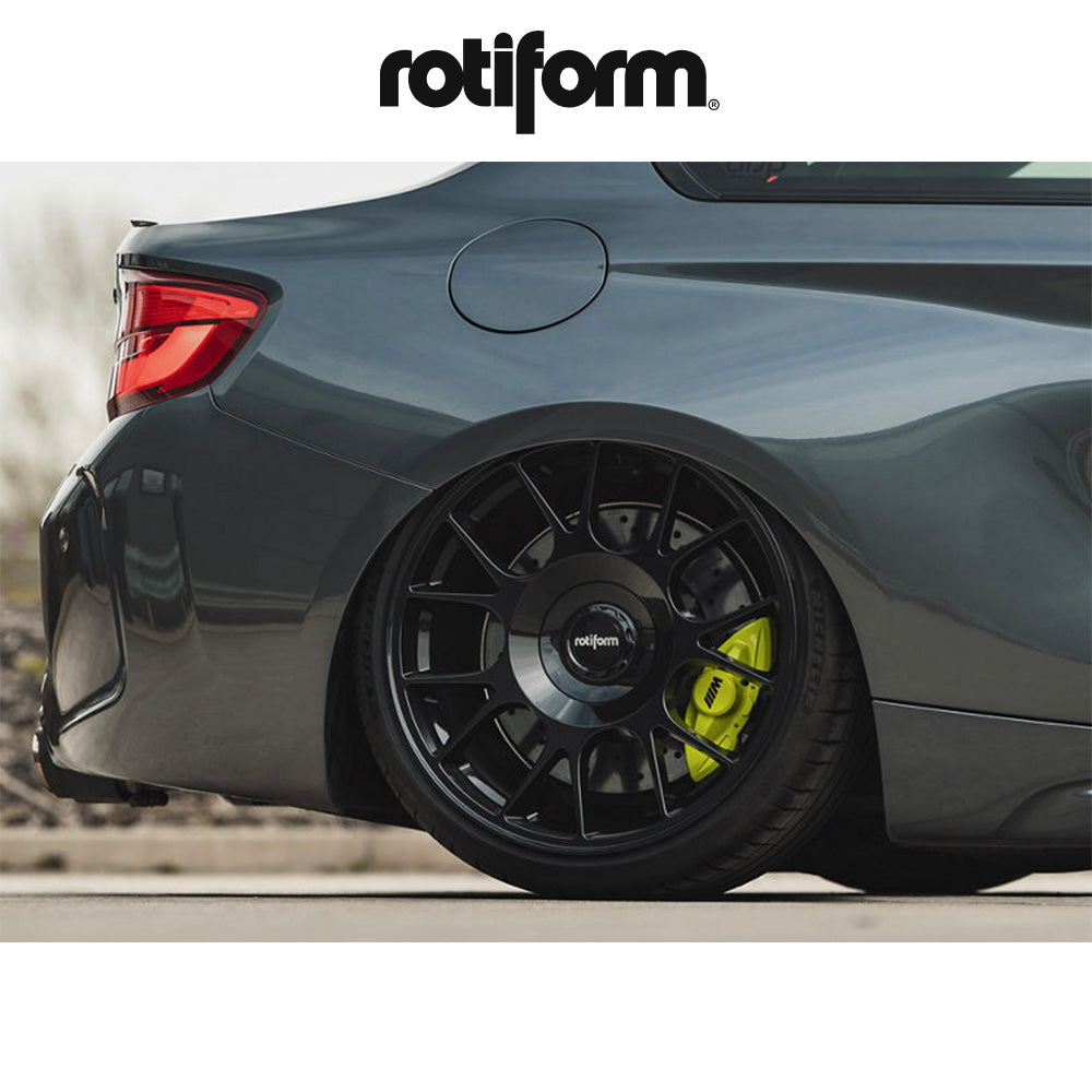 テスラ モデル３ (TESLA Model 3)用 ロティフォーム TUF-R 18x9.5J グロスブラック ホイール４本セット Rotiform TUF-R R187 18X9.5 5X112/4.5 G-BLK 38MM (送料無料)