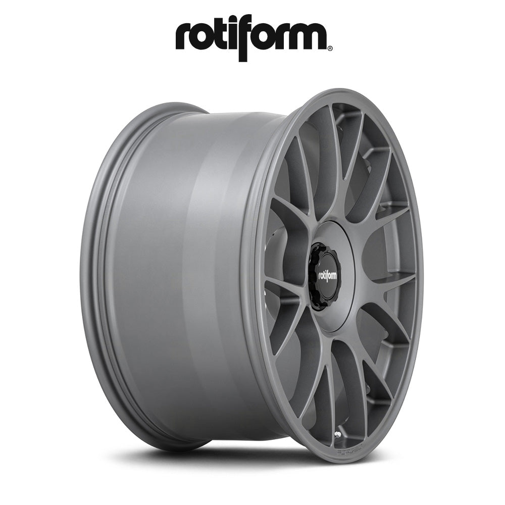 テスラ モデル３ (TESLA Model 3)用 ロティフォーム TUF 20x9.5J サテンチタニウム 鍛造モノブロックホイール４本セット Rotiform TUF R903 20X9.5 5X4.5 S-TITAN 35MM (送料無料)