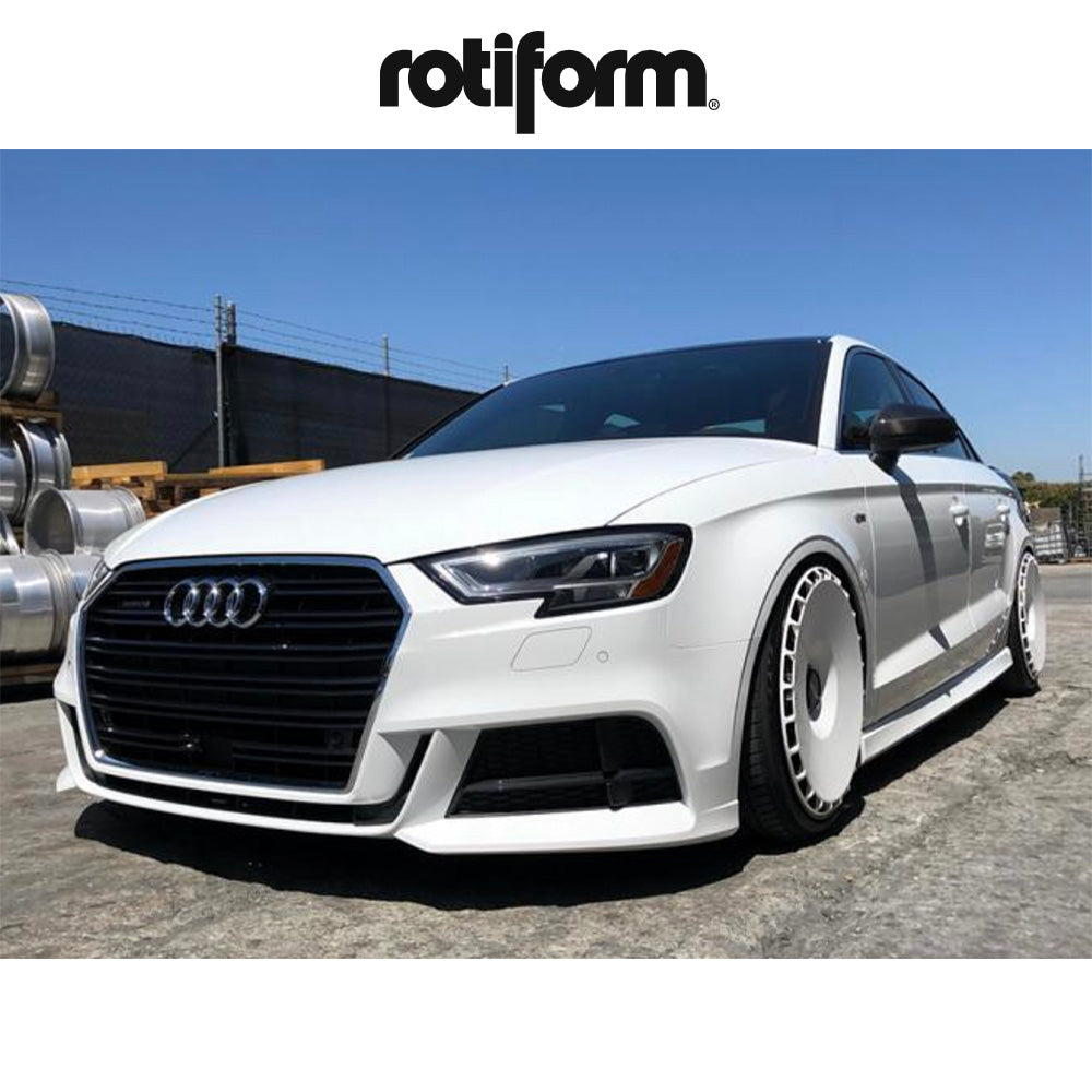 トヨタ ＧＲ８６(Toyota GR86)用 ロティフォーム エアロディスク(グロスホワイト)付き RSE 18x8.5J ET 35 フロント&リア グロスシルバー ホイール４本セット Rotiform RSE 18X8.5 5X100/4.5 70.1 SL +35 (消費税、送料込み)