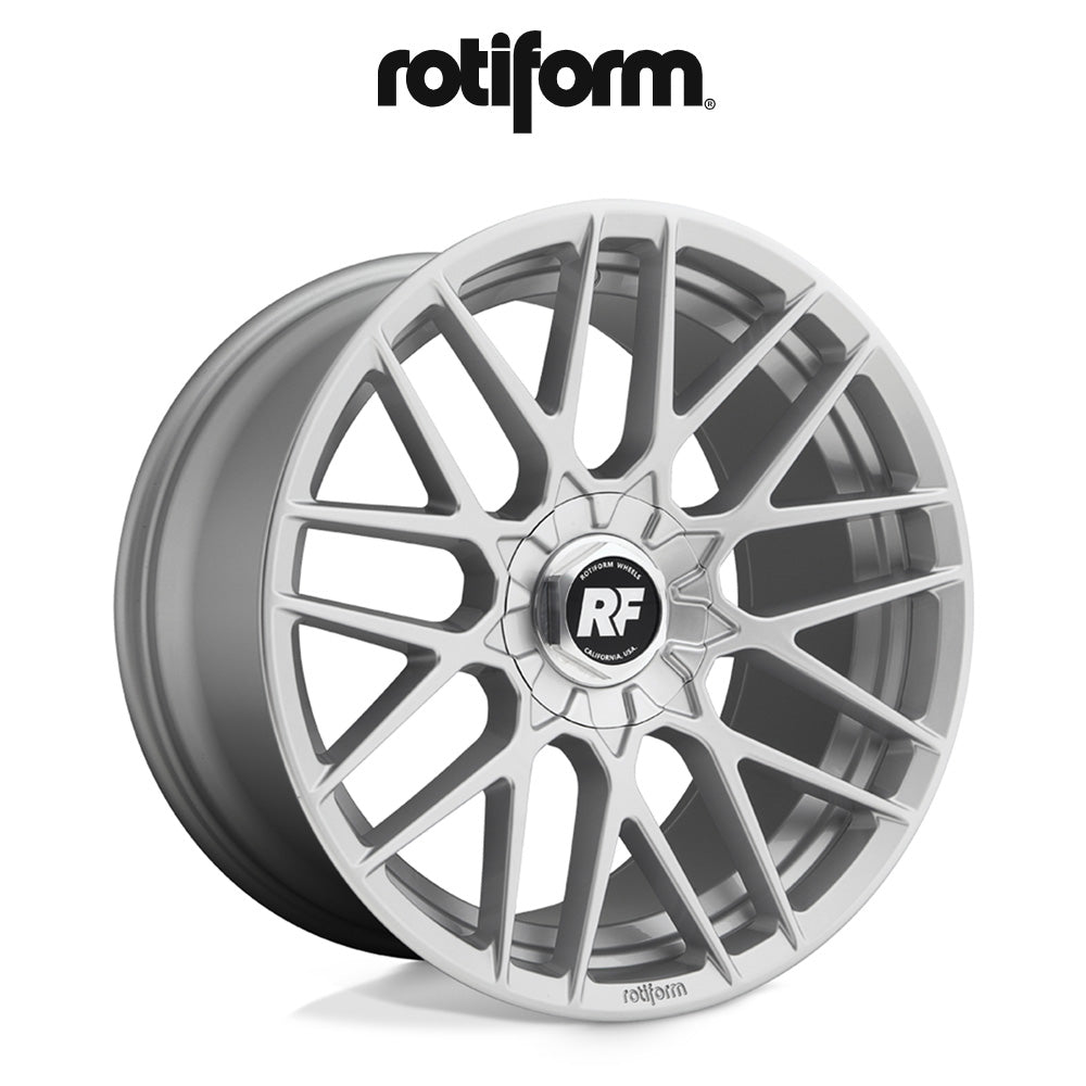トヨタ プリウス(Toyota Prius)用 ロティフォーム RSE 17x8J ET 40 フロント&リア グロスシルバー ホイール４本セット Rotiform RSE 17X8 5X100/4.5 70.1 SL +40 (消費税、送料込み)