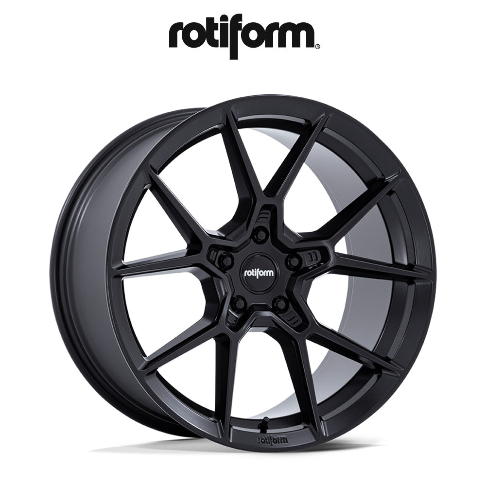 アウディ Ａ４用ロティフォーム KPR 19x8.5J ET 45 フロント&リア サテンブラック ホイール４本セット Rotiform KPR 19X8.5 5X112 66 +45 S-BLK (消費税、送料込み)