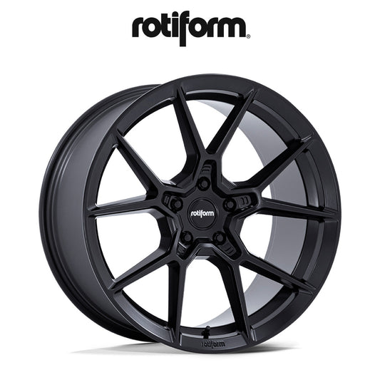 アウディ Ａ４用ロティフォーム KPR 19x8.5J ET 45 フロント&リア サテンブラック ホイール４本セット Rotiform KPR 19X8.5 5X112 66 +45 S-BLK (消費税、送料込み)