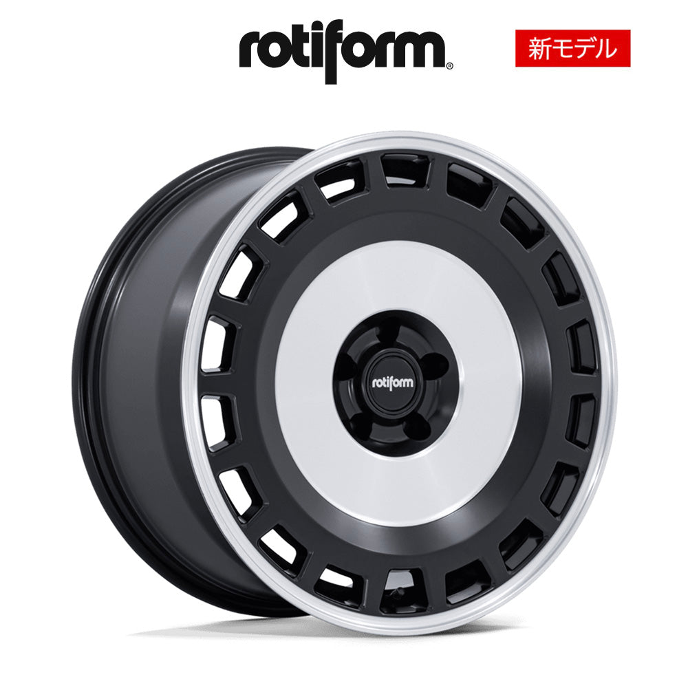 トヨタ ＧＲカローラ用 ロティフォーム ZBF 19x8.5J ET 35 フロント&リア マットブラック マシンドフェイス フローフォーミング・アルミニウムホイール４本セット (消費税、送料込み)