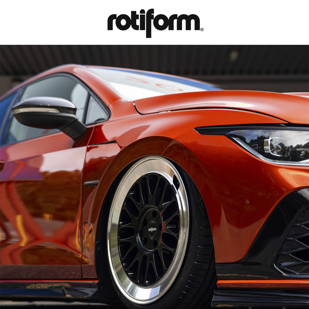 ＢＭＷ ４シリーズ用 ロティフォーム SCP 19x8.5J ET 25 フロント、リア グロスブラック／ダイアモンドカットリップ フローフォーミング・アルミニウムホイール４本セット (消費税、送料込み)