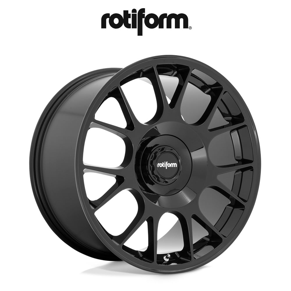 ホンダ シビック タイプＲ(Honda Civic Type-R)用 ロティフォーム TUF-R 18x9.5J ET 38 フロント&リア グロスブラック ホイール４本セット　Rotiform TUF-R 18X9.5 5X4.25/120 72 BL 38MM (消費税、送料込み)