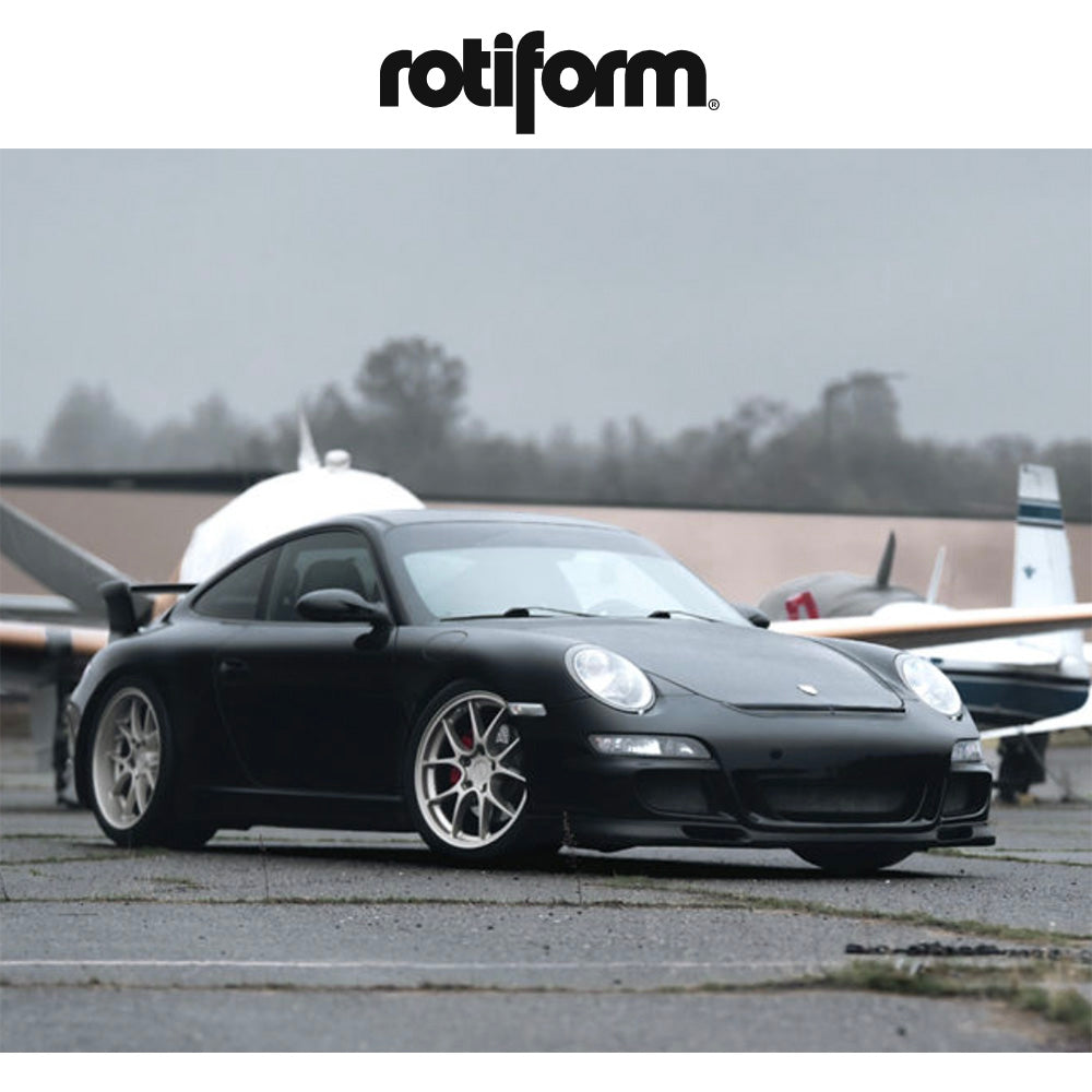 ポルシェ ９１１カレラ(Porsche 911 Carerra)用 ロティフォーム LTN-J 19x8.5J ET 45 フロント、19x11J ET 55 リア マットブラック ホイール４本セット　Rotiform LTN-J 19X8.5 5X130 71 +45 M-BLK / LTN-J 19X11 5X130 71 +55 M-BLK (消費税、送料込み)