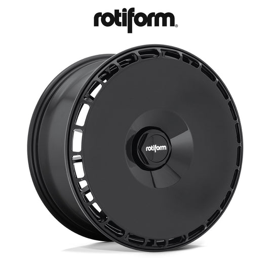 トヨタ ＧＲ８６用 ロティフォーム エアロディスク(グロスブラック)付きLAS-R 19x8.5J ET 35 フロント&リア マットブラック ホイール４本セット (消費税、送料込み)