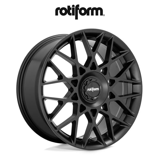 アウディ Ａ４用 ロティフォーム BLQ-C 19x8.5J ET 35 フロント、リア マットブラック ホイール４本セット　Rotiform BLQ-C 19X8.5 5X112 66.56 BD 35MM (消費税、送料込み)