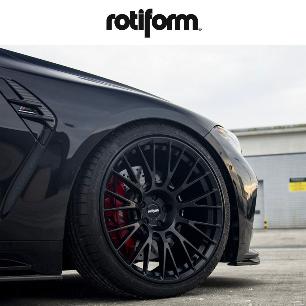 ＢＭＷ ５シリーズ用 ロティフォーム LSE 20x8.5J ET 20 フロント、20x10 ET 35 リア サテンブラック ホイール４本セット (消費税、送料込み)