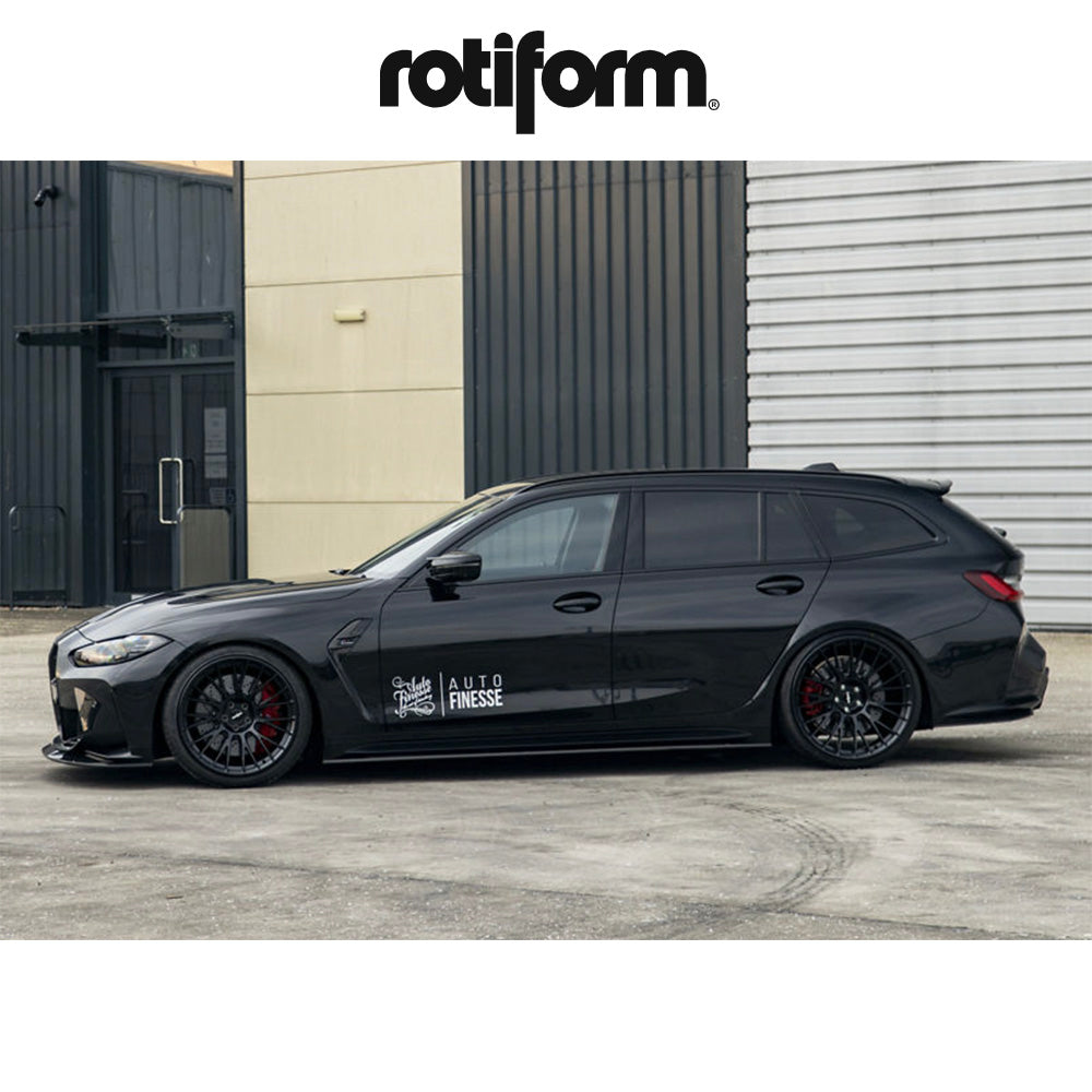 ＢＭＷ ５シリーズ用 ロティフォーム LSE 20x8.5J ET 20 フロント、20x10 ET 35 リア サテンブラック ホイール４本セット (消費税、送料込み)