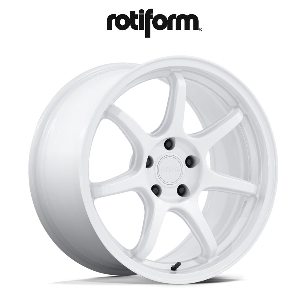 日産 ＧＴ－Ｒ(Nissan GT-R)用 ロティフォーム BPU 19x8.5J ET 20 フロント 19x9.5J ET 38 リア グロスホワイト ホイール４本セット Rotiform BPU 19X8.5 5X4.5 72 +20 WHITE /  BPU 19X9.5 5X4.5 72 +38 WHITE (消費税、送料込み)