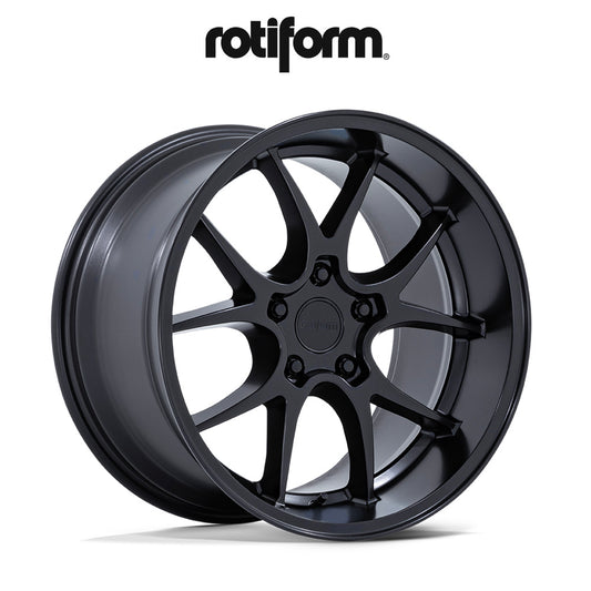 ホンダ シビック タイプＲ(Honda Civic Type-R)用 ロティフォーム LTN-J 18x8.5J ET 35 フロント&リア マットブラック ホイール４本セット Rotiform LTN-J 18X8.5 5X120 74 +35 M-BLK (消費税、送料込み)