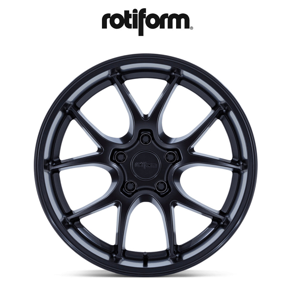 日産 フェアレディＺ (Nissan Z)用 ロティフォーム LTN-J 19X9.5J ET20 フロント、19X10.5J ET40 リア マットブラックホイール４本セット　Rotiform LTN-J 19X9.5 5X4.5 72 +20 M-BLK / LTN-J 19X10.5 5X4.5 72 +40 M-BLK (消費税、送料込み)
