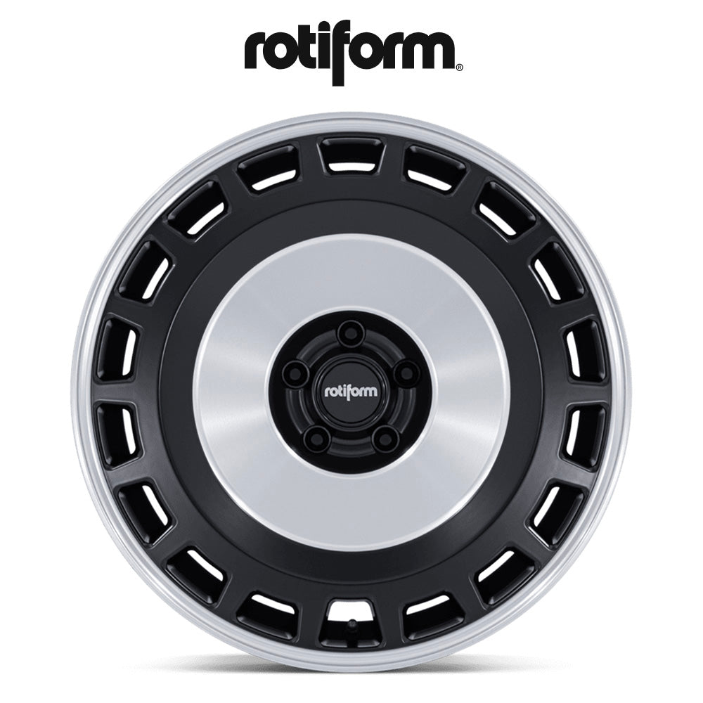 トヨタ ＧＲカローラ用 ロティフォーム ZBF 19x8.5J ET 35 フロント&リア マットブラック マシンドフェイス フローフォーミング・アルミニウムホイール４本セット (消費税、送料込み)
