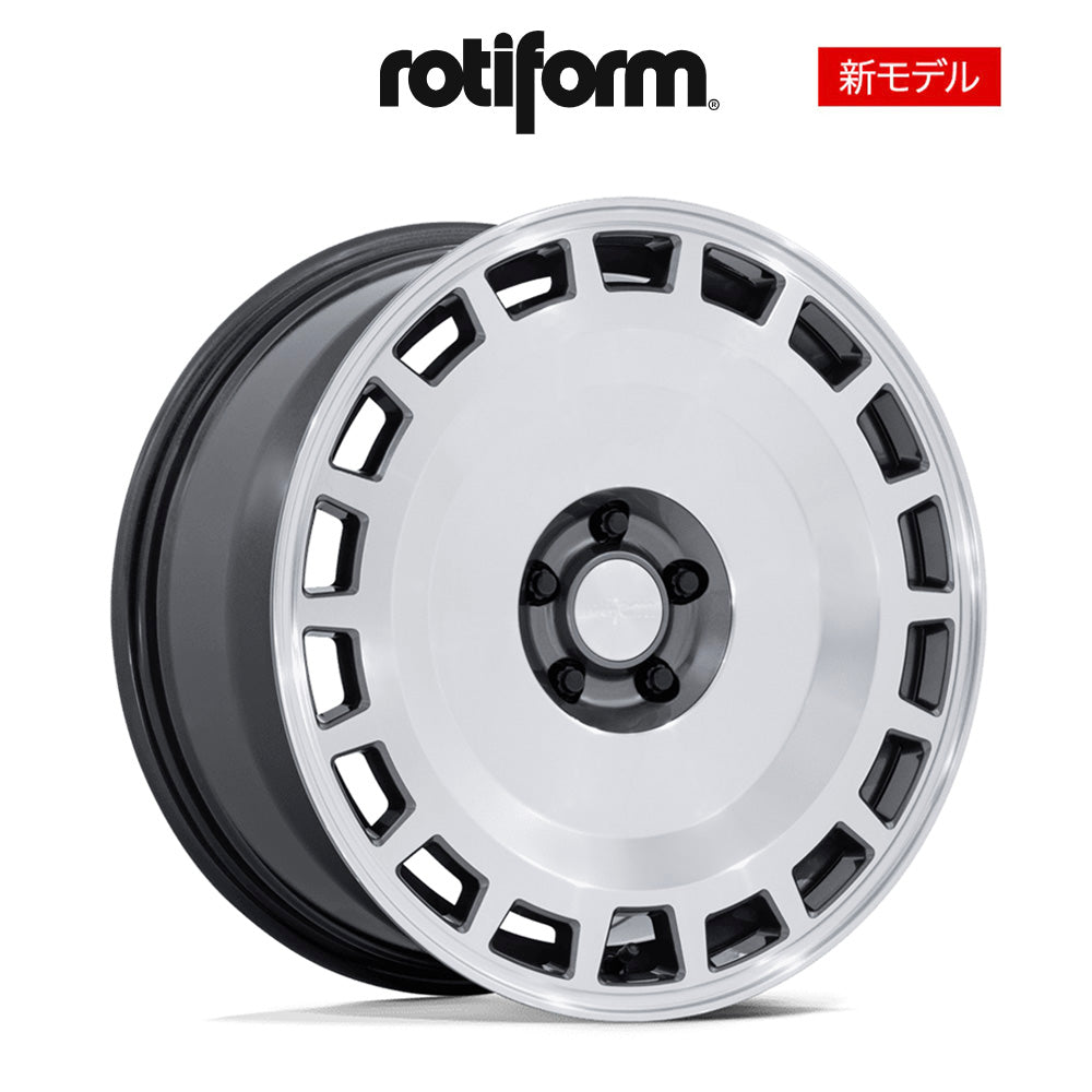 日産 ＧＴ－Ｒ用 ロティフォーム ZBF 19x8.5J ET 35 フロント、19x10.5 ET 35 リア アンスラサイト マシンドフェイス フローフォーミング・アルミニウムホイール４本セット (消費税、送料込み)