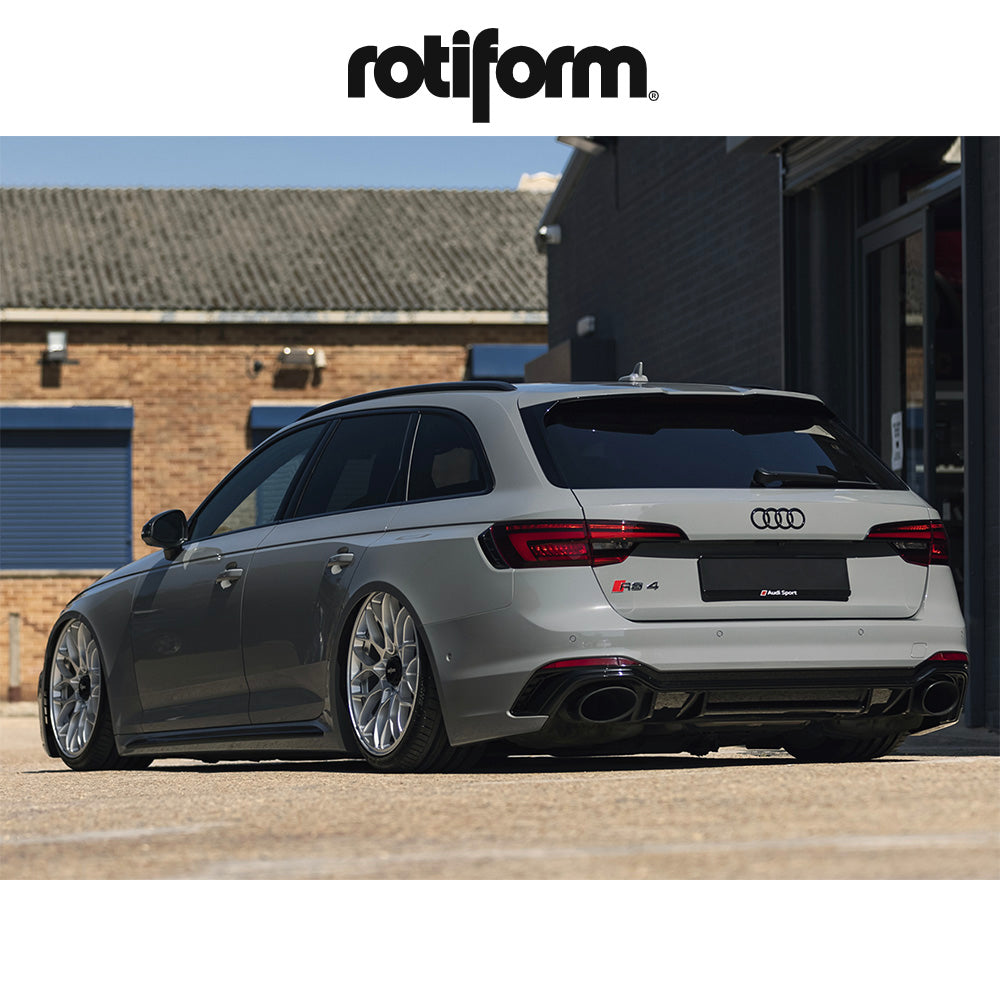 アウディ Ａ４用 ロティフォーム SGN 19x8.5J ET 35 フロント、リア グロスシルバー ホイール４本セット　Rotiform SGN 19X8.5 5X112 66.5 SL 35MM (消費税、送料込み)