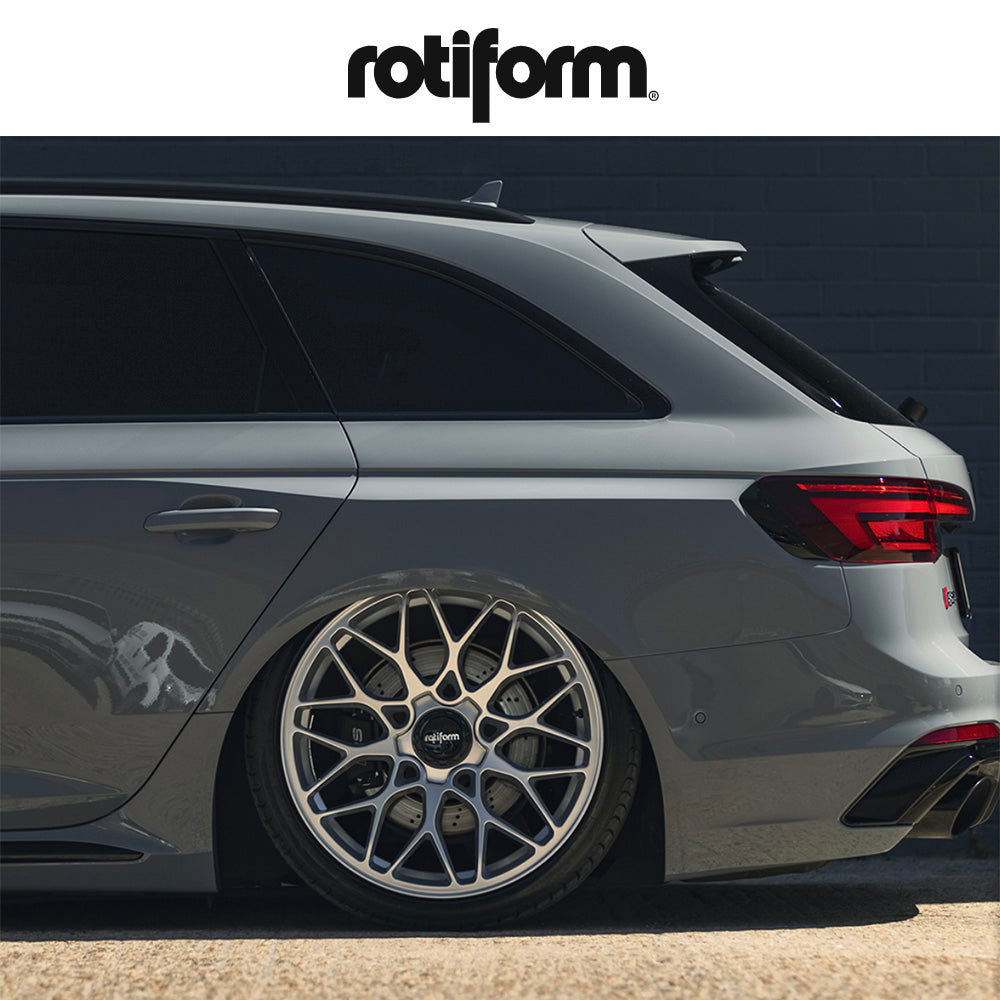 アウディ Ａ４用 ロティフォーム SGN 19x8.5J ET 35 フロント、リア グロスシルバー ホイール４本セット　Rotiform SGN 19X8.5 5X112 66.5 SL 35MM (消費税、送料込み)