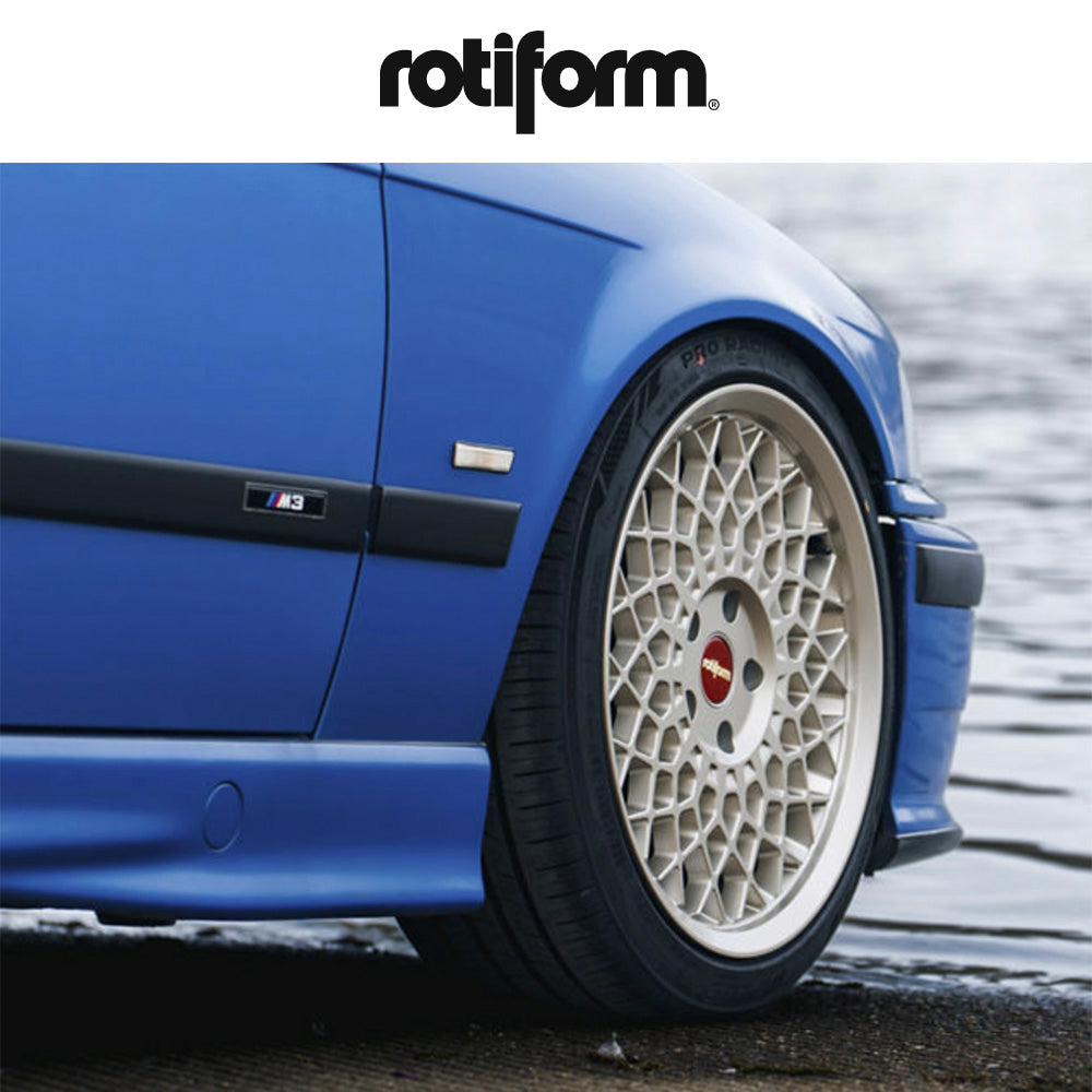 トヨタ ＧＲカローラ用 ロティフォーム CJJ 18x8.5J ET 35 フロント&リア グロスシルバー マシンドリップ フローフォーミング・アルミニウムホイール４本セット (消費税、送料込み)