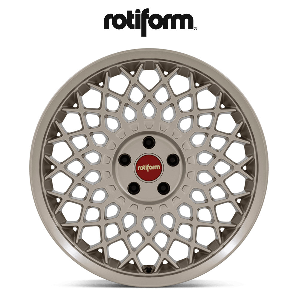 ホンダ シビック用 ロティフォーム CJJ 18x8.5J ET 35 フロント&リア マットゴールド フローフォーミング・アルミニウムホイール４本セット (消費税、送料込み)