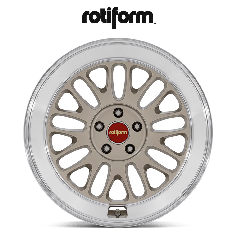 ＢＭＷ ３シリーズ用 ロティフォーム SCP 19x8.5J ET 25 フロント、リア マットゴールド ダイヤモンドカットリップ フローフォーミング・アルミニウムホイール４本セット (消費税、送料込み)