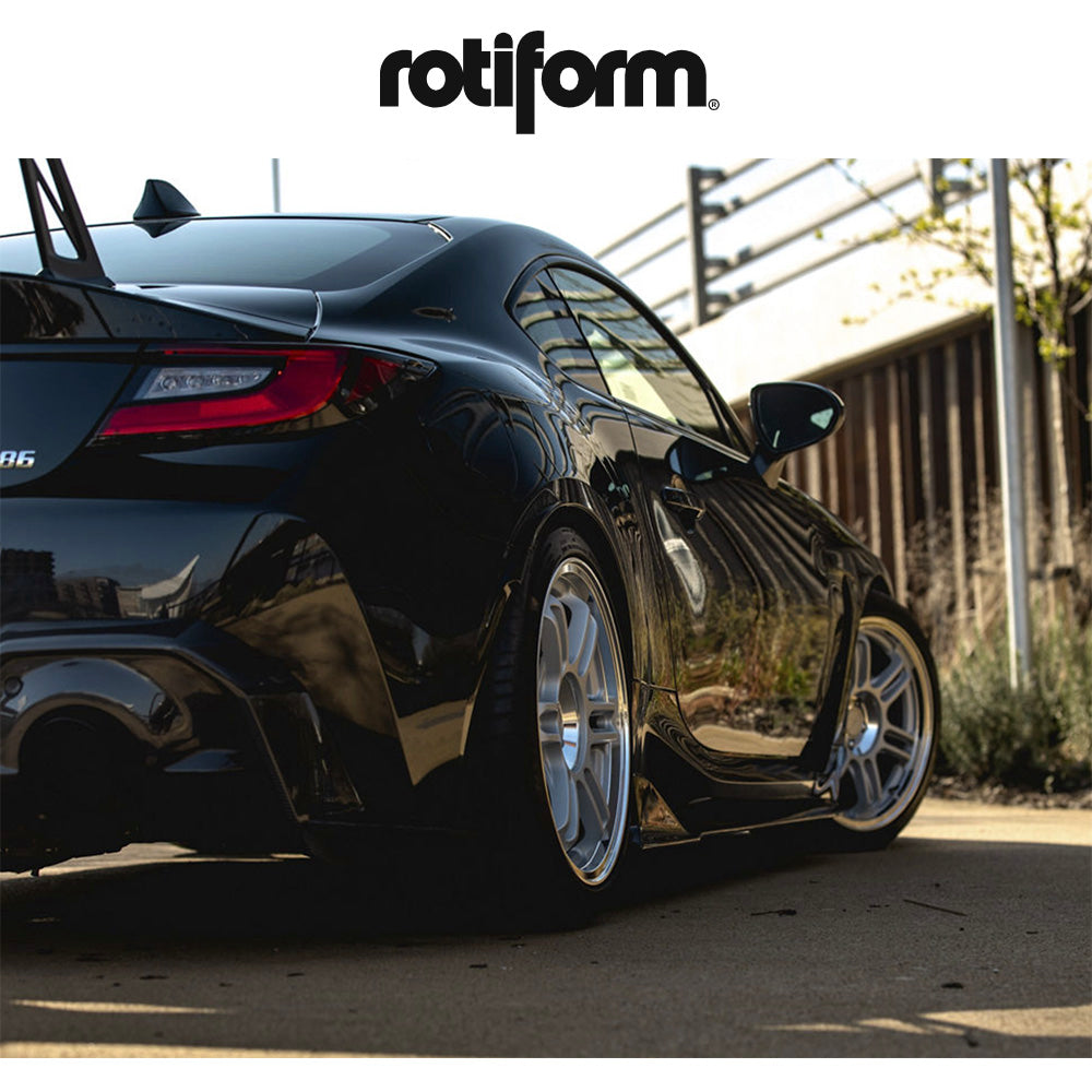 トヨタ ＧＲ８６用 ロティフォーム RPS 19x8.5J ET 35 フロント、リア マットシルバー/ダイヤモンドカット フローフォーミング・アルミニウムホイール４本セット (消費税、送料込み)