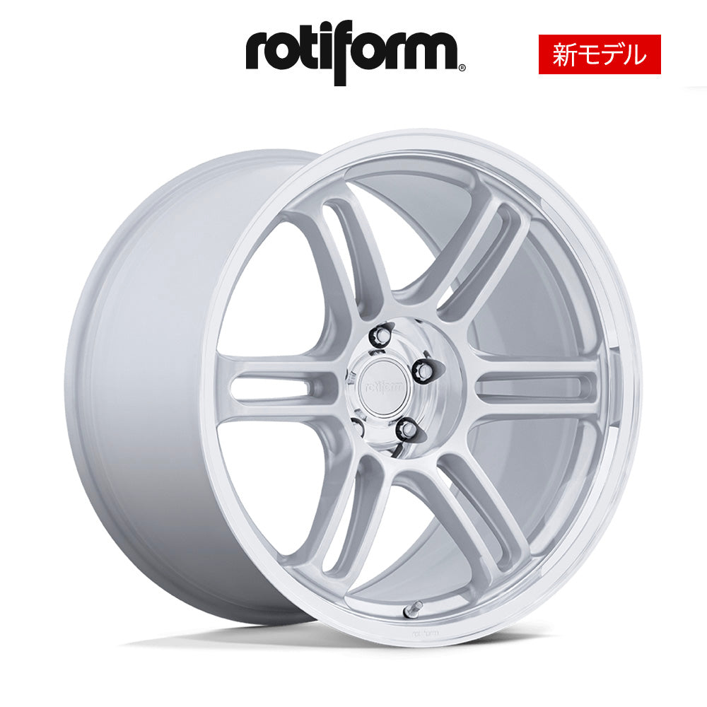 アウディ Ａ４(Audi A4)用 ロティフォーム RPS 19x8.5J ET 25 フロント&リア マットシルバー/ダイヤモンドカット ホイール４本セット　Rotiform RPS 19X8.5 5X112 66 +25 SLV DC-LP (送料無料)
