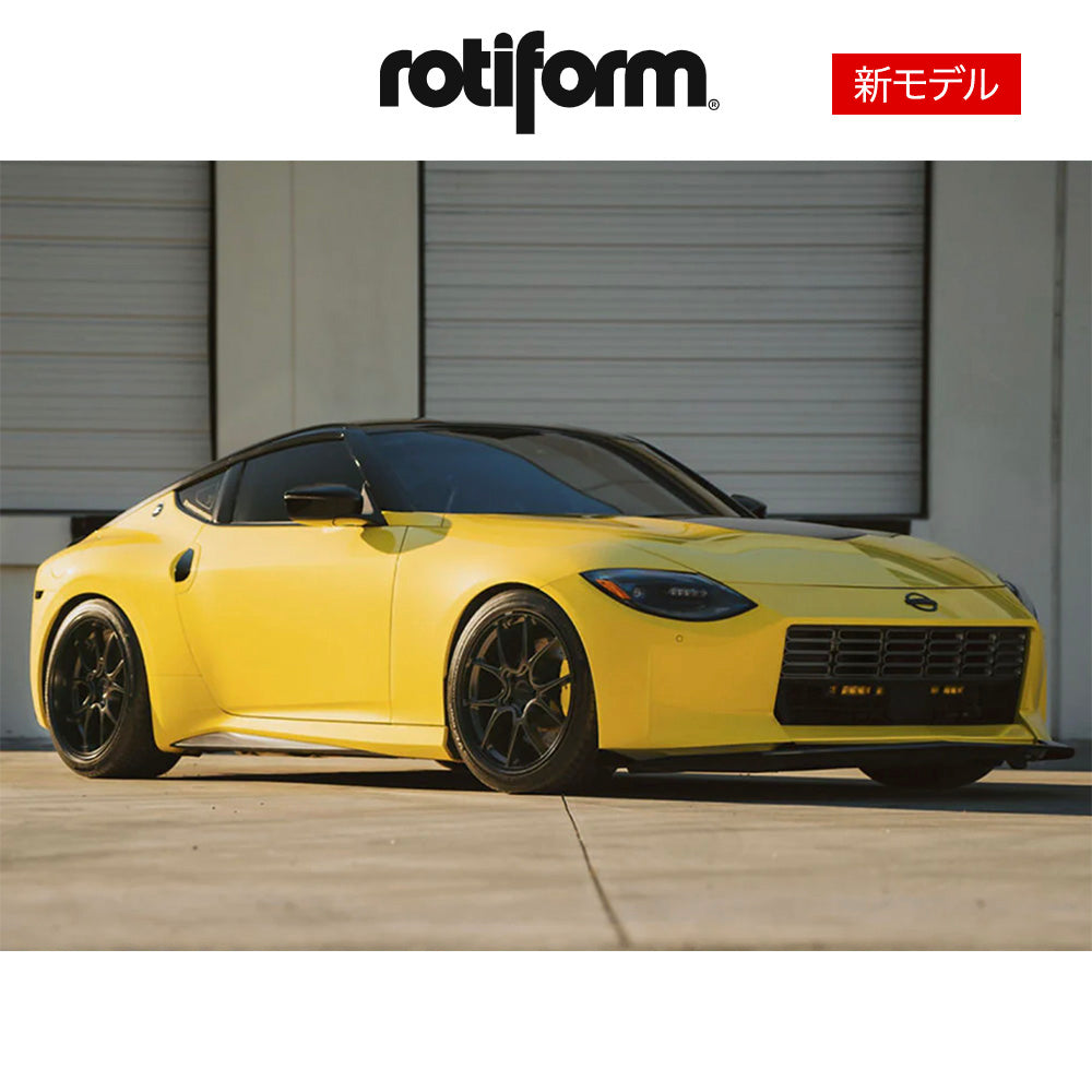 日産 フェアレディＺ (Nissan Z)用 ロティフォーム LTN-J 19X9.5J ET20 フロント、19X10.5J ET40 リア マットブラックホイール４本セット　Rotiform LTN-J 19X9.5 5X4.5 72 +20 M-BLK / LTN-J 19X10.5 5X4.5 72 +40 M-BLK (消費税、送料込み)
