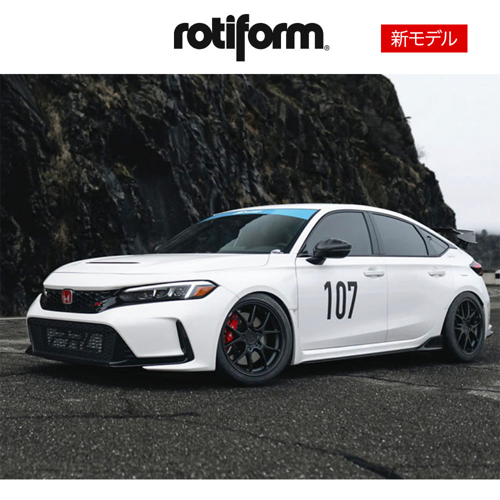 ホンダ シビック タイプＲ(Honda Civic Type-R)用 ロティフォーム LTN-J 18x9.5J ET 38 フロント&リア マットブラック ホイール４本セット Rotiform LTN-J 18X9.5 5X120 74 +38 M-BLK (消費税、送料込み)