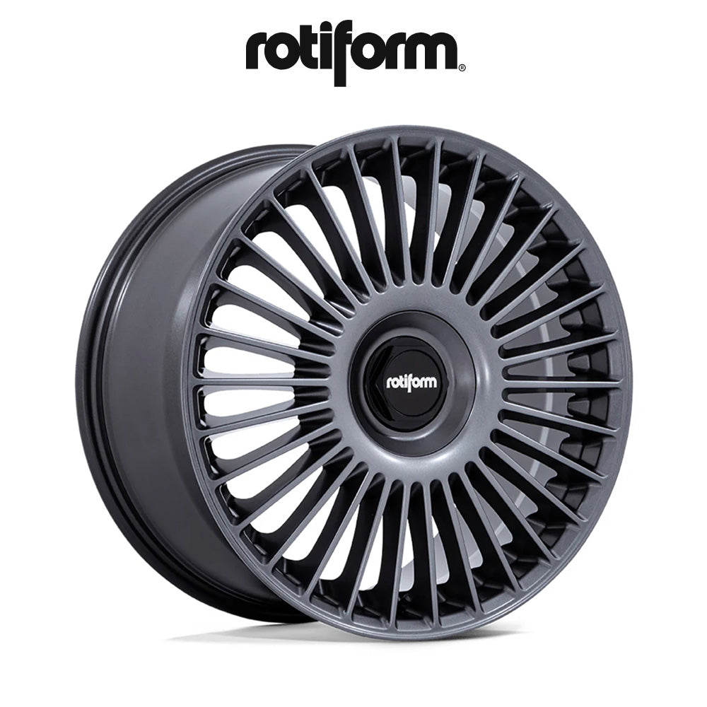 アウディ Ａ４用 ロティフォーム GRZ 20x8.5J ET 35 フロント&リア マットアンスラサイト ホイール４本セット　Rotiform GRZ 20X8.5 5X112/120 72 +35 M-ANTH (送料無料)