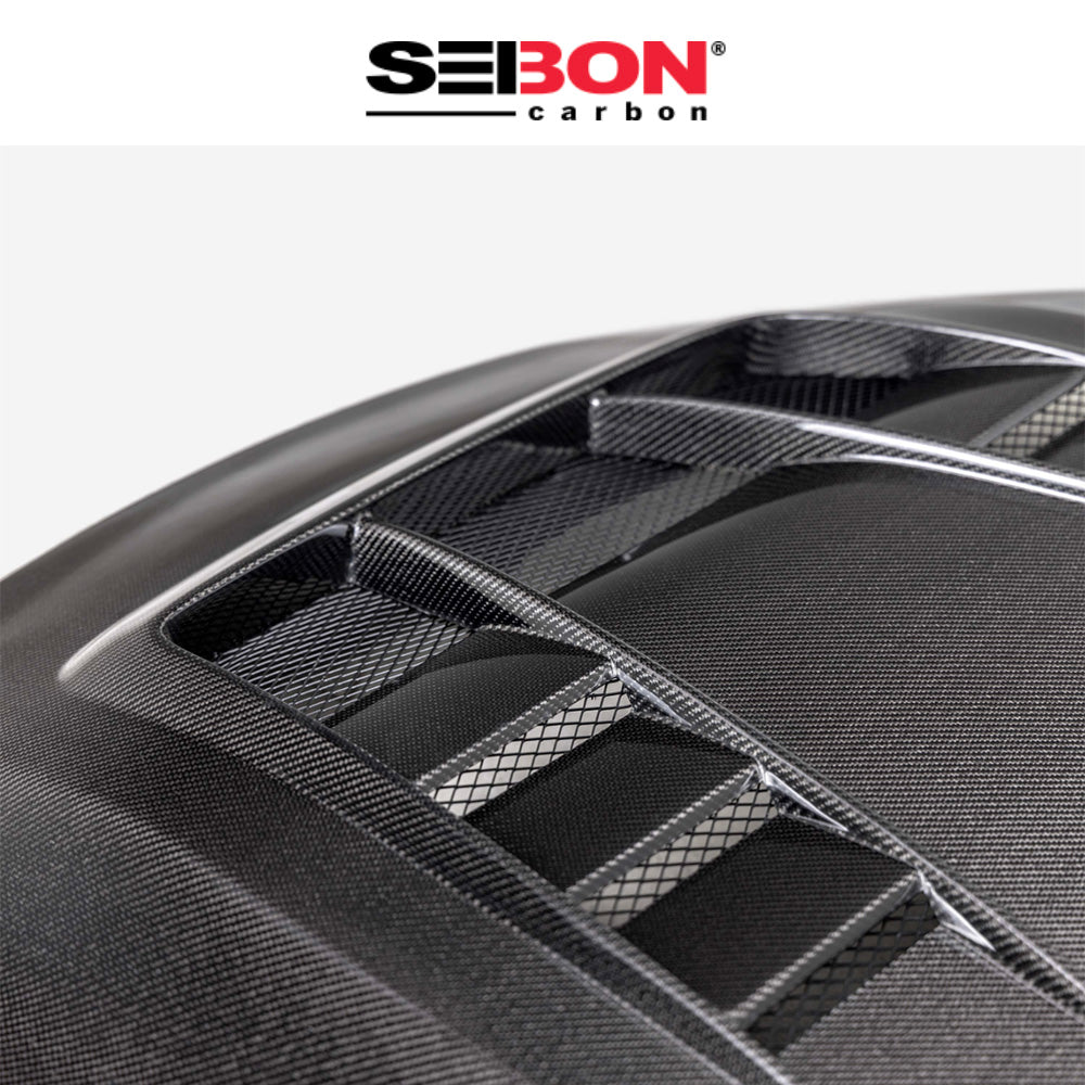 2023-2025年式トヨタ ＧＲカローラ用 セイボンカーボン TVスタイル カーボンファイバー製ボンネット　Seibon Carbon TV-Style Double-Sided Carbon Fiber Hood For 2023-2025 Toyota GR Corolla (消費税、送料込み)