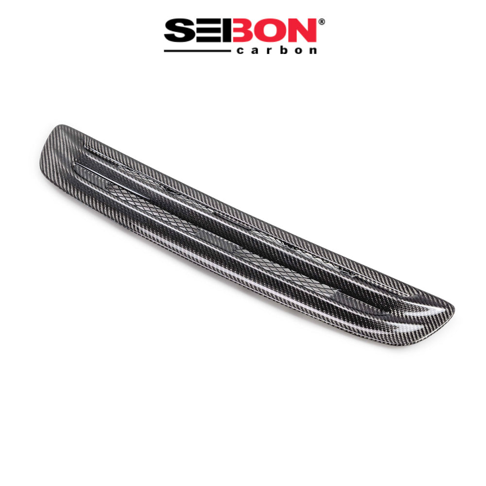 2023-2025年式 ホンダ シビック タイプＲ用 セイボンカーボン カーボンファイバー製ボンネットベント　Carbon Fiber Hood Vent For 2023-2025 Honda Civic Type R (送料無料)