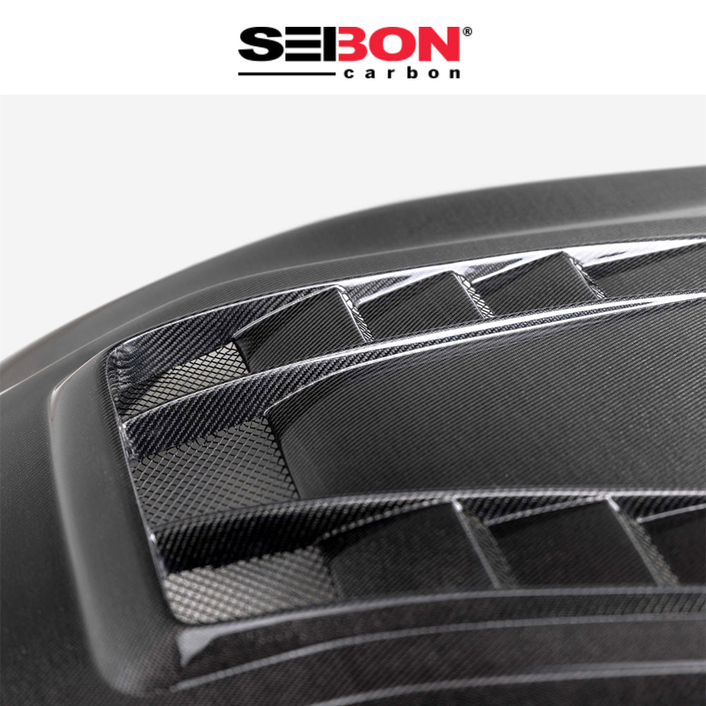 2023-2025年式トヨタ ＧＲカローラ用 セイボンカーボン TVスタイル カーボンファイバー製ボンネット　Seibon Carbon TV-Style Double-Sided Carbon Fiber Hood For 2023-2025 Toyota GR Corolla (消費税、送料込み)