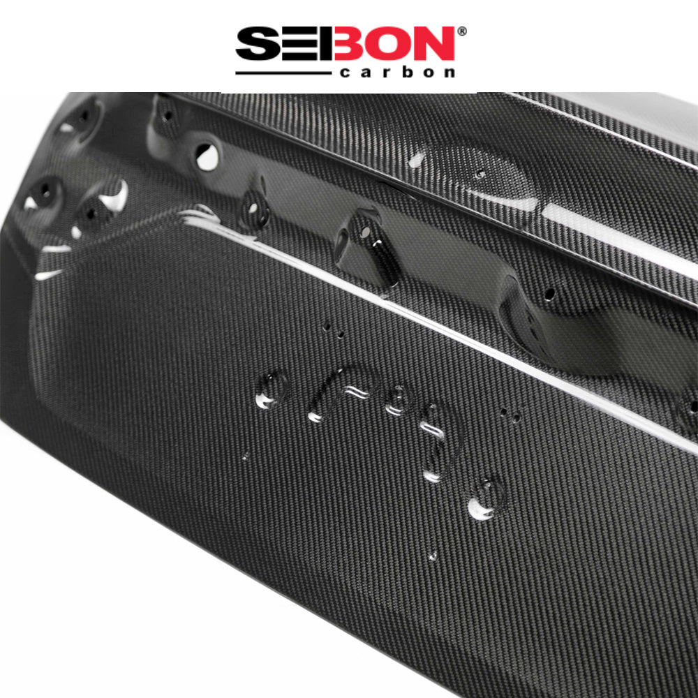 2016-2021年式 ホンダ シビック用 セイボンカーボン カーボンファイバー製トランクカバー　Seibon Carbon Carbon Fiber Trunk Lid For 2016-2021 Honda Civic 4DR (消費税、送料込み)