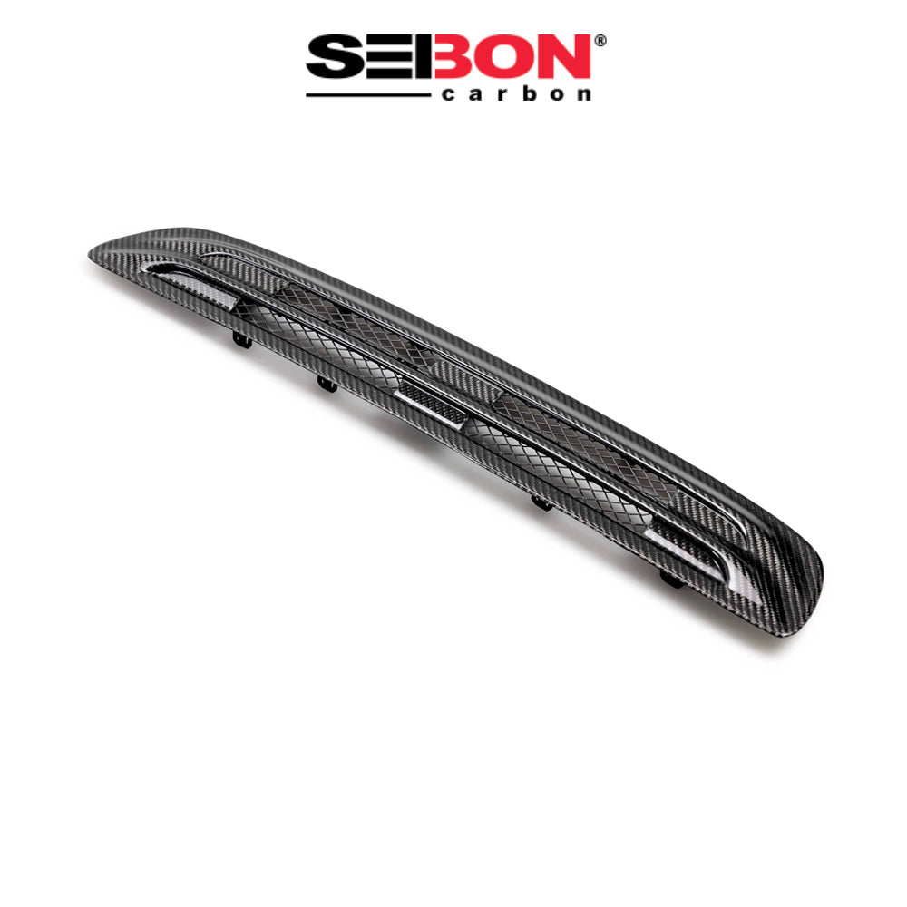 2023-2025年式 ホンダ シビック タイプＲ用 セイボンカーボン カーボンファイバー製ボンネットベント　Carbon Fiber Hood Vent For 2023-2025 Honda Civic Type R (送料無料)