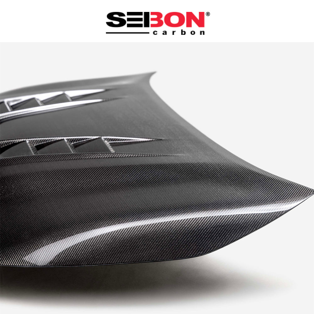 2023-2025年式トヨタ ＧＲカローラ用 セイボンカーボン TVスタイル カーボンファイバー製ボンネット　Seibon Carbon TV-Style Double-Sided Carbon Fiber Hood For 2023-2025 Toyota GR Corolla (消費税、送料込み)