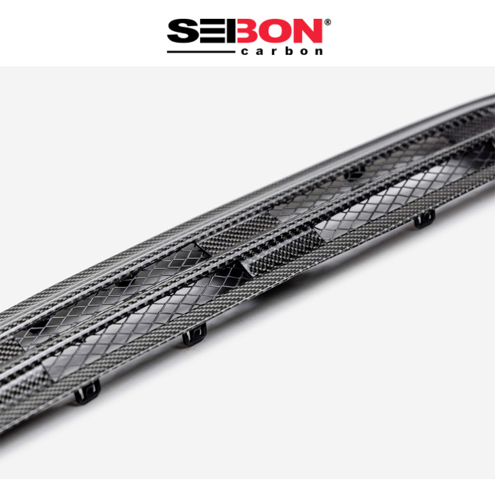 2023-2025年式 ホンダ シビック タイプＲ用 セイボンカーボン カーボンファイバー製ボンネットベント　Carbon Fiber Hood Vent For 2023-2025 Honda Civic Type R (送料無料)