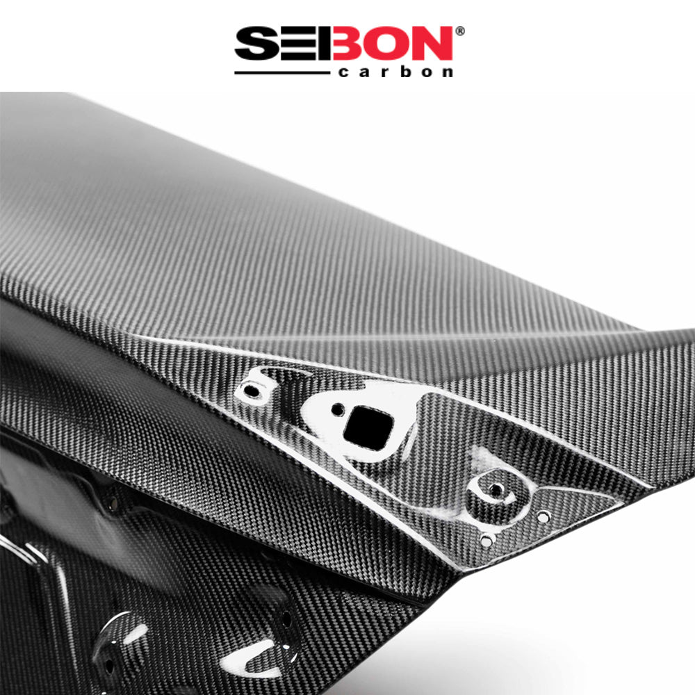 2016-2021年式 ホンダ シビック用 セイボンカーボン カーボンファイバー製トランクカバー　Seibon Carbon Carbon Fiber Trunk Lid For 2016-2021 Honda Civic 4DR (消費税、送料込み)