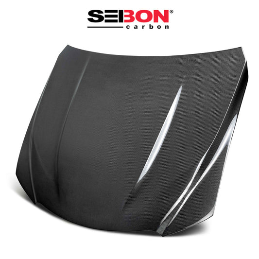 2022-2025年式 レクサス ＩＳ５００ Ｆスポーツパフォーマンス用 セイボンカーボン DVスタイル カーボンファイバー製ボンネット　Seibon Carbon OEM-Style Carbon Fiber Hood For 2022-2025 Lexus IS 500 F Sport Performance (消費税、送料込み)