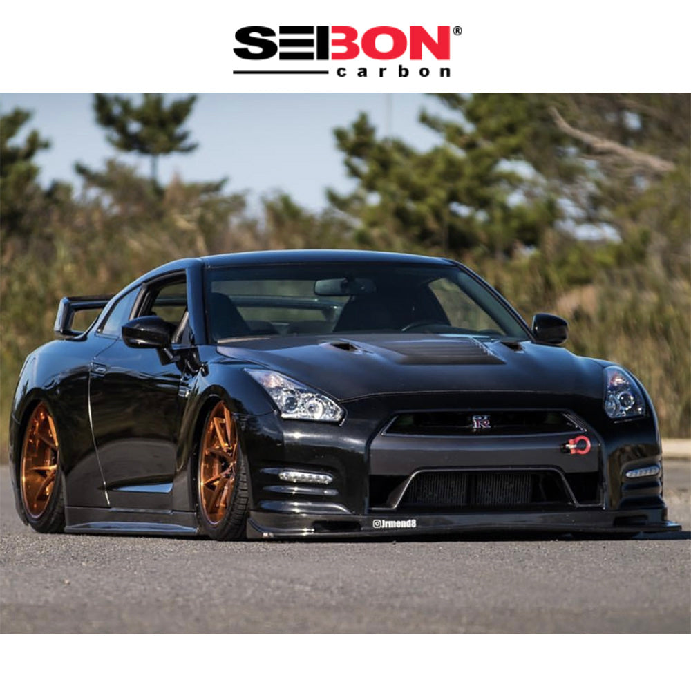 2009-2016年式日産 ＧＴ－Ｒ用 セイボンカーボン DSスタイル カーボンファイバー製ボンネット　Seibon Carbon DS-Style Carbon Fiber Hood For 2009-2016 Nissan GT-R (消費税、送料込み)