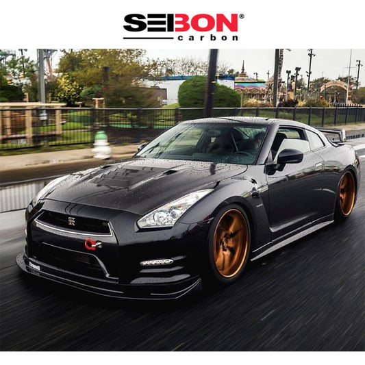 2009-2016年式日産 ＧＴ－Ｒ用 セイボンカーボン DSスタイル カーボンファイバー製ボンネット　Seibon Carbon DS-Style Carbon Fiber Hood For 2009-2016 Nissan GT-R (消費税、送料込み)