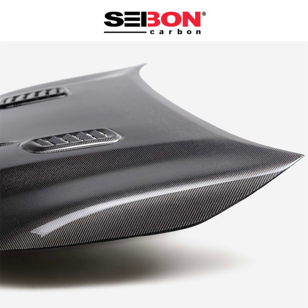 2023-2025年式トヨタ ＧＲカローラ用 セイボンカーボン VSスタイル カーボンファイバー製ボンネット　Seibon Carbon VS-Style Double-Sided Carbon Fiber Hood For 2023-2025 Toyota GR Corolla (消費税、送料込み)
