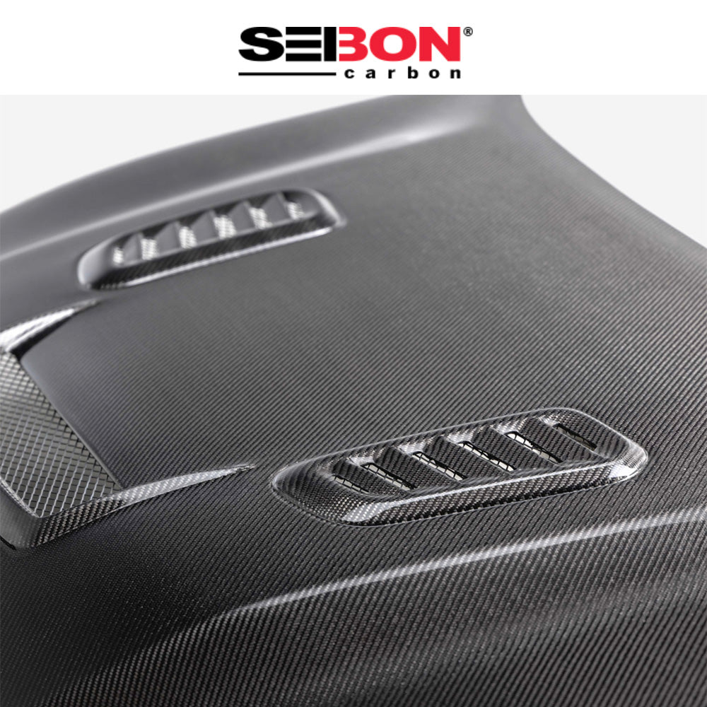 2023-2025年式トヨタ ＧＲカローラ用 セイボンカーボン VSスタイル カーボンファイバー製ボンネット　Seibon Carbon VS-Style Double-Sided Carbon Fiber Hood For 2023-2025 Toyota GR Corolla (消費税、送料込み)