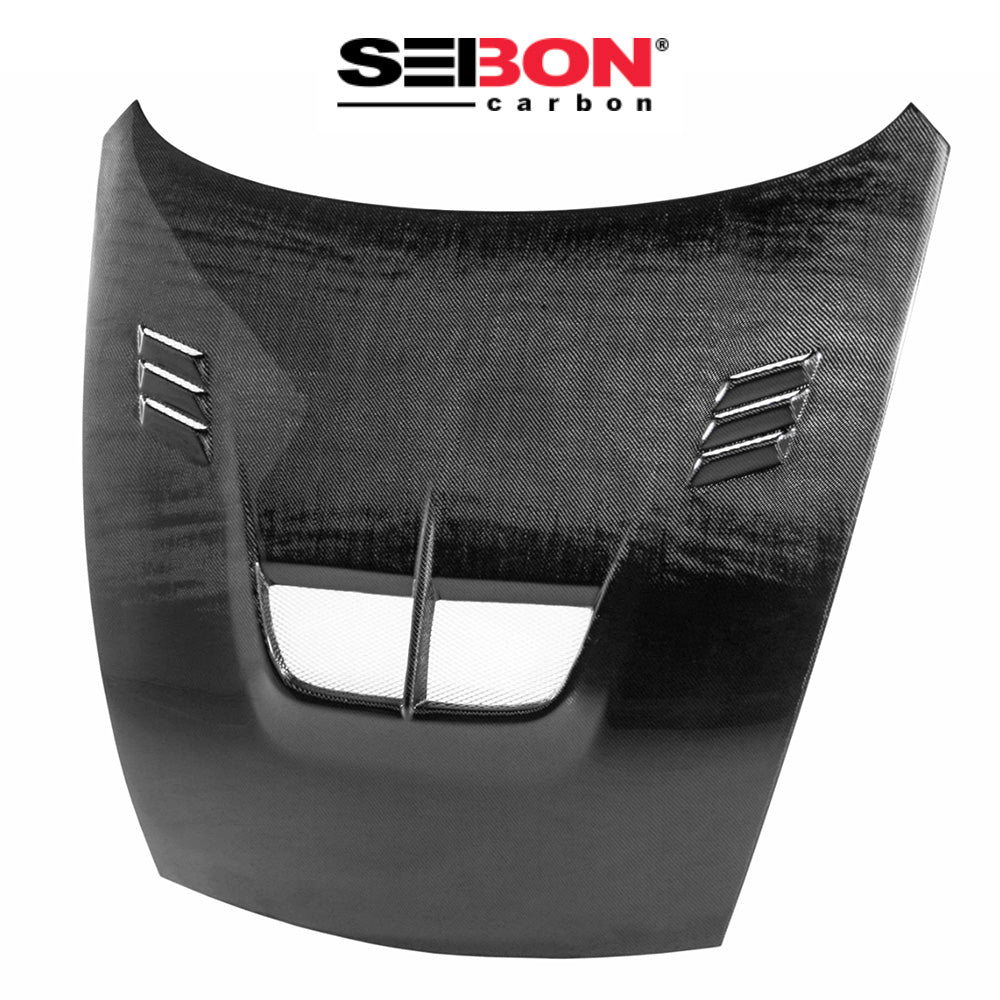 2009-2020年式 日産フェアレディＺ用 セイボンカーボン BDスタイル カーボンファイバー製ボンネット　Seibon Carbon BD-Style Carbon Fiber Hood For 2009-2020 Nissan 370Z (消費税、送料込み)