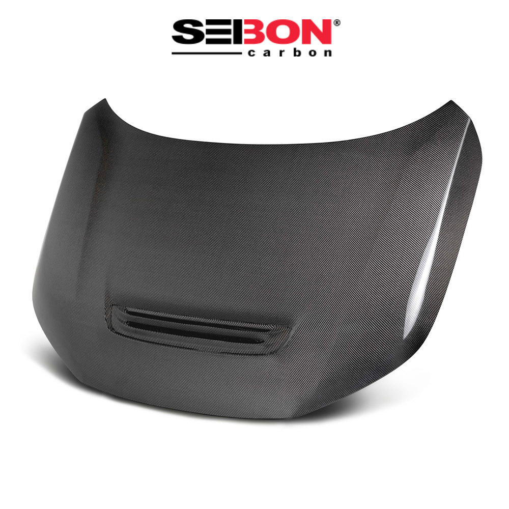 2023-2025年式 ホンダ シビック タイプＲ用 セイボンカーボン 純正スタイルのカーボンファイバー製ボンネット　Seibon carbon OEM-Style Carbon Fiber Hood For 2023-2025 Honda Civic Type R (送料無料)